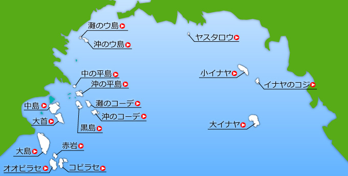 浜中渡船磯MAP